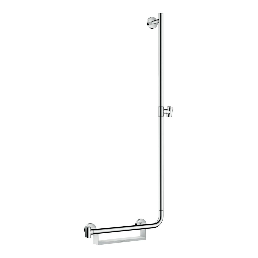 hansgrohe Brausestange Unica Comfort 1100mm, weiß/chrom, rechts
