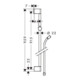 hansgrohe Brausestange UNICA´ CROMA 900 mm chrom-1