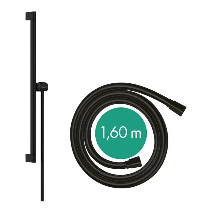 hansgrohe Brausestange Unica S Puro 663mm, mattschwarz