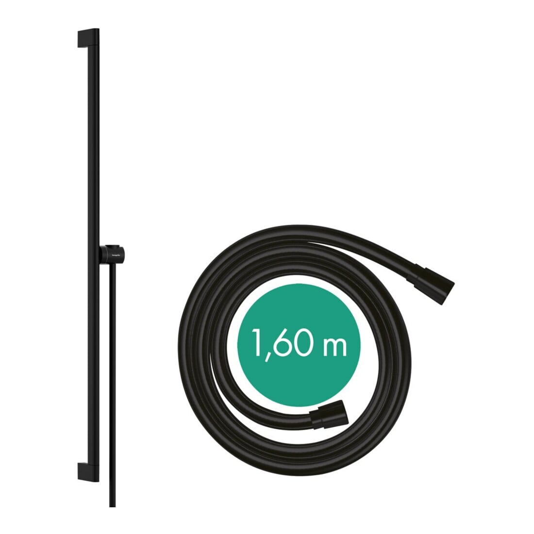 hansgrohe Brausestange Unica S Puro 950mm, mattschwarz