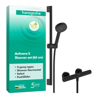 hansgrohe Brausesystem ACT Select S AP 2jet EcoSmart mattschwarz