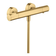 hansgrohe Brausethermostat Axor Citterio M AP, 1 Verbraucher, brushed gold optic
