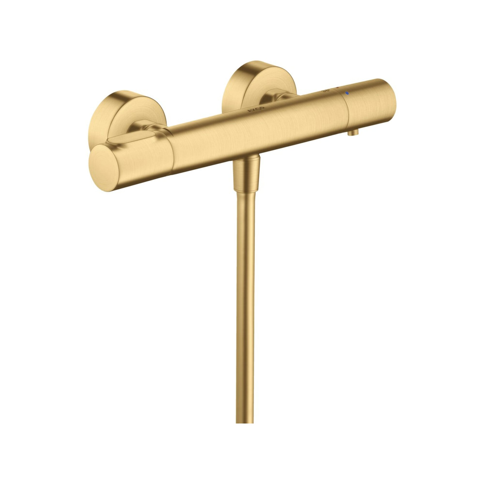 hansgrohe Brausethermostat Axor Citterio M AP, 1 Verbraucher, brushed gold optic