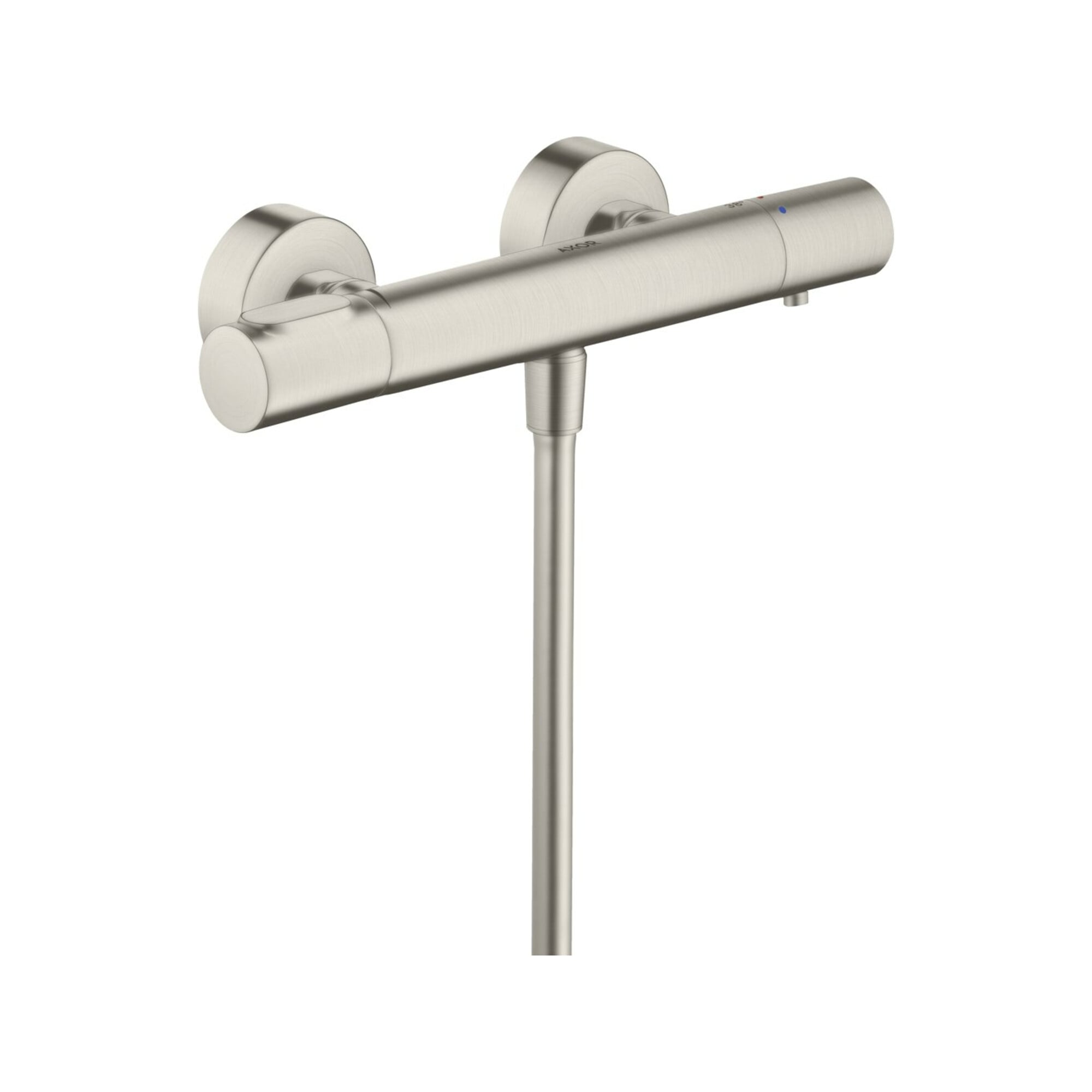hansgrohe Brausethermostat Axor Citterio M AP, 1 Verbraucher, Edelstahl-Optik
