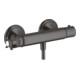 hansgrohe Brausethermostat Axor Montreux AP, 1 Verbr., m Kreuz, brush. bla chrome-1