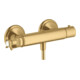 hansgrohe Brausethermostat Axor Montreux AP, 1 Verbr., m Kreuz, brush. gold optic-1