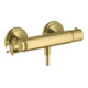 hansgrohe Brausethermostat Axor Montreux AP, 1 Verbr., m Kreuz, brushed brass-1