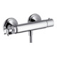 hansgrohe Brausethermostat Axor Montreux AP, 1 Verbr., m Kreuz, brushed nickel-1