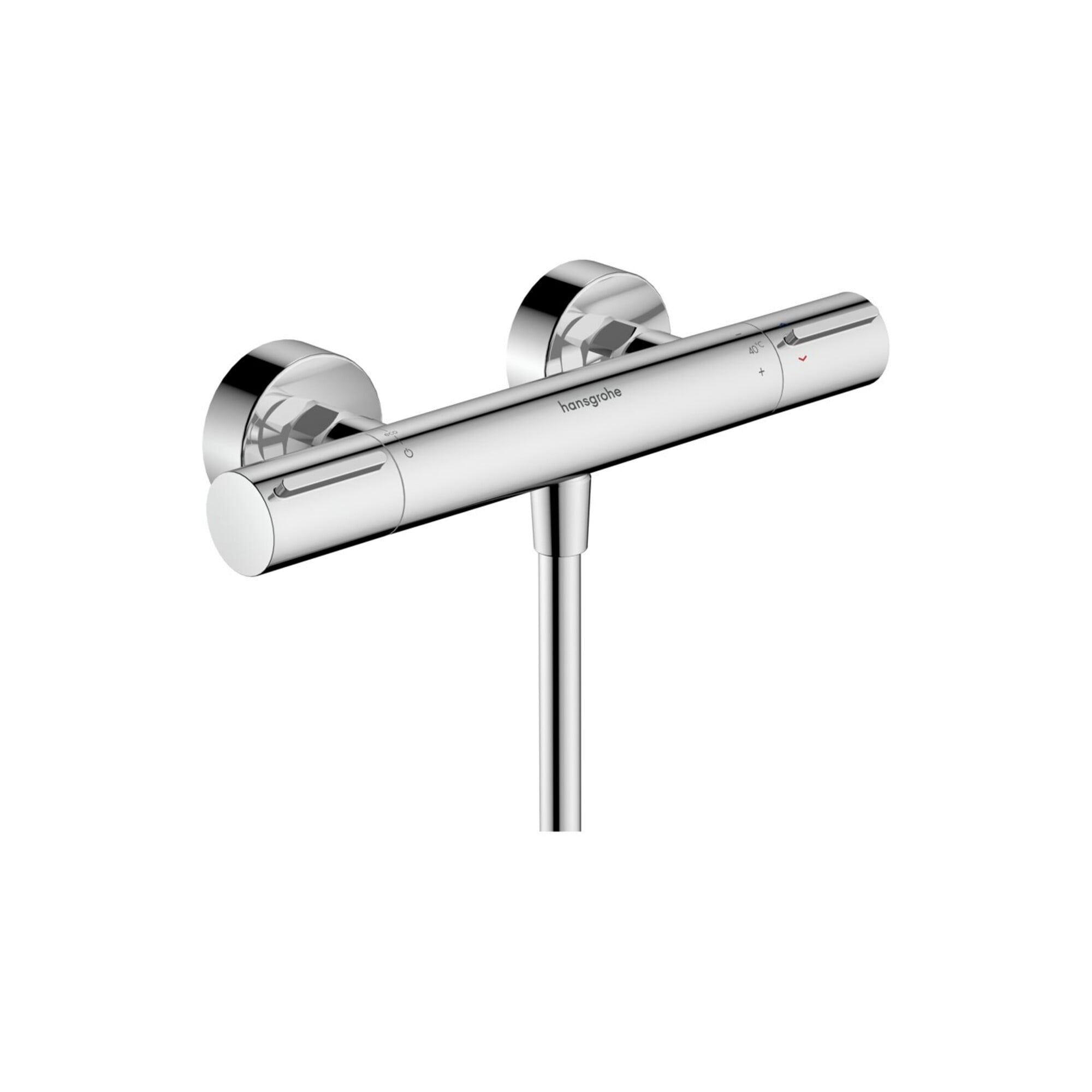 hansgrohe Brausethermostat Ecostat Element Aufputz, 1 Verbraucher, chrom