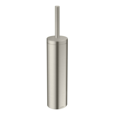 hansgrohe Brosse Axor Uni. Circulaire avec couvercle, fixation murale, aspect inox
