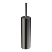 hansgrohe Brosse Axor Uni. Circulaire avec couvercle, montage mural, chrome noir poli