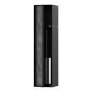 hansgrohe Brosse WC encastrée XtraStoris avec tablette, porte carrelable, noir mat
