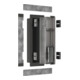 hansgrohe Brosse WC encastrée XtraStoris avec tablette, porte carrelable, noir mat