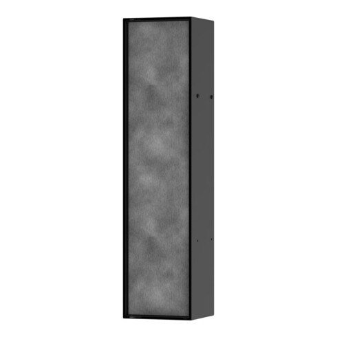 hansgrohe Brosse WC encastrée XtraStoris avec tablette, porte carrelable, noir mat