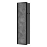 hansgrohe Brosse WC encastrée XtraStoris avec tablette, porte carrelable, noir mat-4