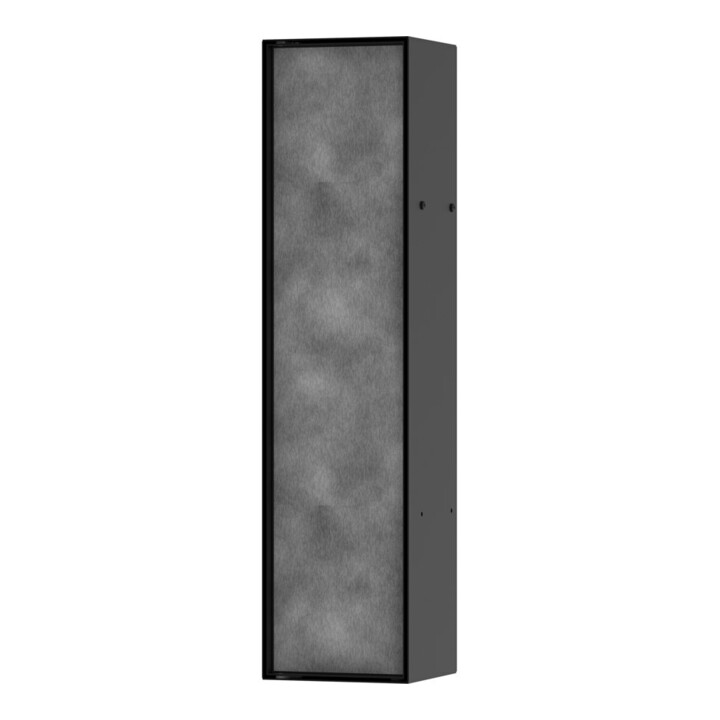 hansgrohe Brosse WC encastrée XtraStoris avec tablette, porte carrelable, noir mat