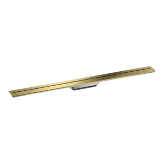 hansgrohe Caniveau de douche Drain 1000 mm, set FM, avec siphon, optique or poli