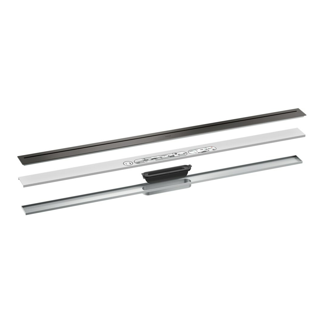 hansgrohe Caniveau de douche Drain 1200 mm, ensemble FM, libre, b bleu vc