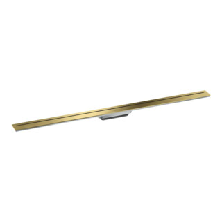 hansgrohe Caniveau de douche Drain 1200 mm, kit FM, pose libre, po gol opt