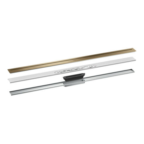 hansgrohe Caniveau de douche Drain 1200 mm, set FM, installation libre, b bronze