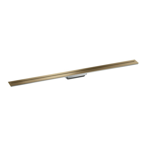 hansgrohe Caniveau de douche Drain 1200 mm, set FM, montage mural, bronze brossé