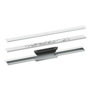 hansgrohe Caniveau de douche Drain 700 mm, set FM, pour montage mural, blanc mat-3