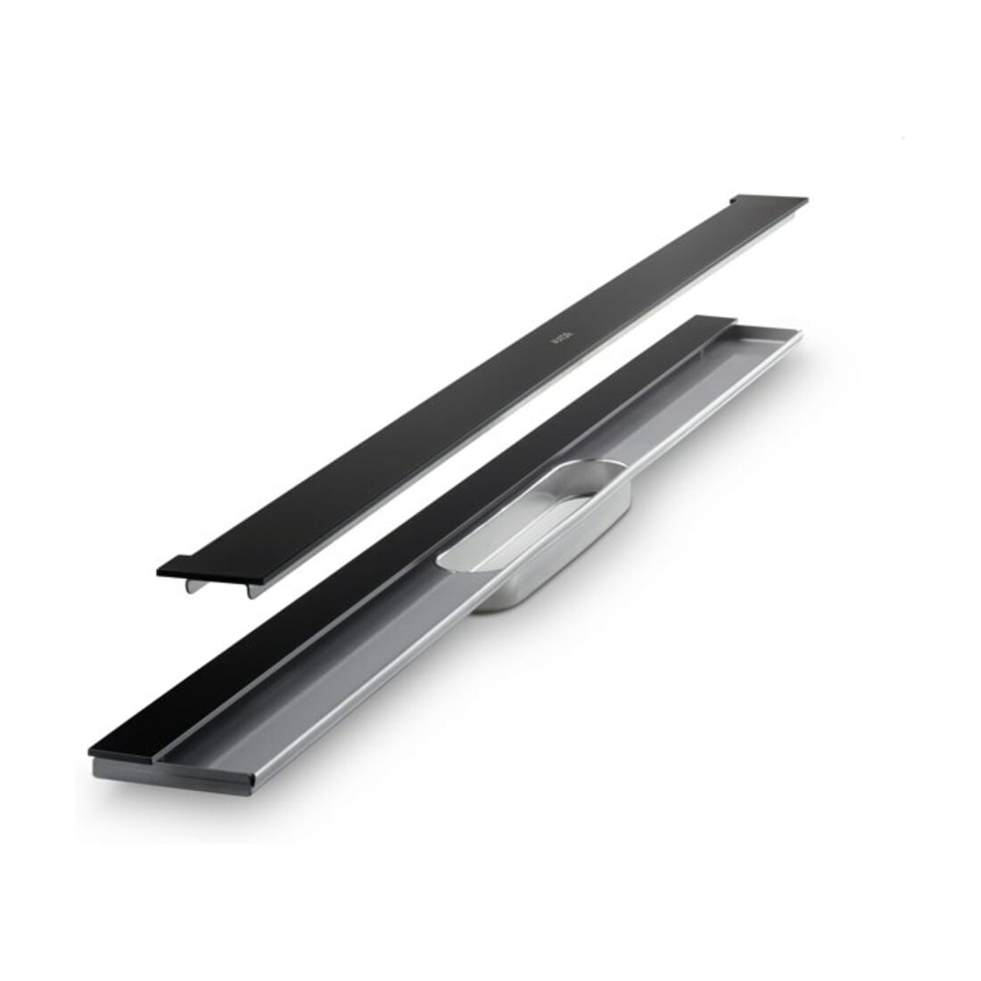 hansgrohe Caniveau de douche Drain 800 mm, kit FM, pour montage mural, noir mat