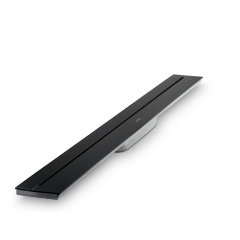 hansgrohe Caniveau de douche Drain 800 mm, kit FM, pour montage mural, noir mat