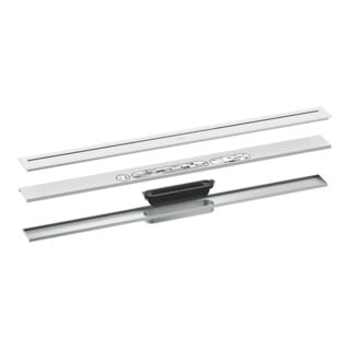 hansgrohe Caniveau de douche Drain 900 mm, kit complet, installation libre, blanc mat