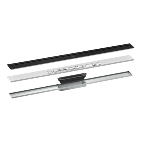 hansgrohe Caniveau de douche Drain 900 mm, set FM, libre, noir mat