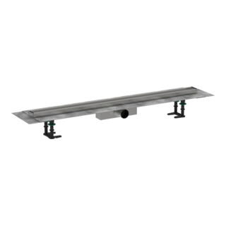 hansgrohe Caniveau de douche RainDrain Compact 1000 mm, set, encastré, chrome