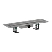 hansgrohe Caniveau de douche RainDrain Compact 600 mm, set, pour installation standard, ES courbé