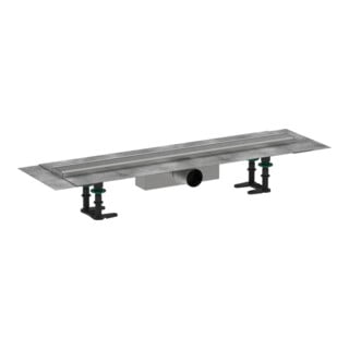 hansgrohe Caniveau de douche RainDrain Compact 700 mm, set, pour installation standard, ES courbé