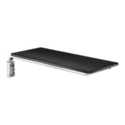 hansgrohe Cassetta E tablette 200x80mm, noir/chrome