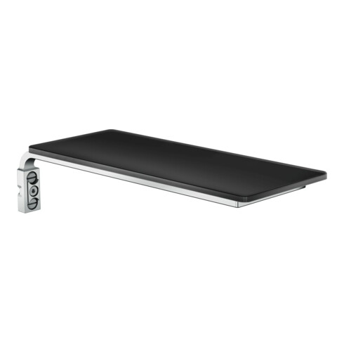 hansgrohe Cassetta E tablette 200x80mm, noir/chrome