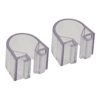 hansgrohe Collier de serrage, 25 mm, 2 pcs, transparent, pour Cassetta D