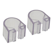 hansgrohe Collier de serrage, 25 mm, 2 pcs, transparent, pour Cassetta D-1