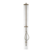 hansgrohe Colonne de douche Axor Starck m Thermostat, douche de tête 240 mm, 1 an, bronze brossé-4