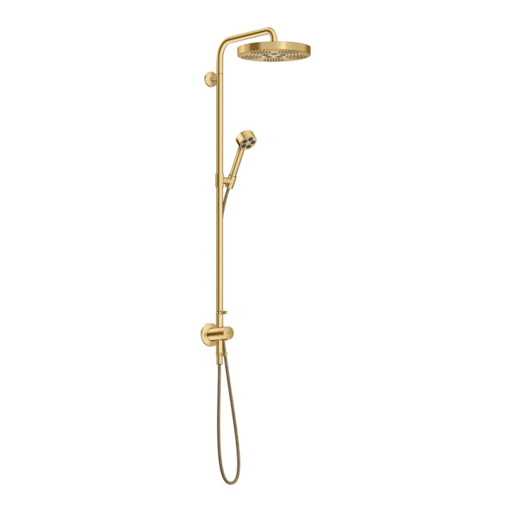 hansgrohe Compleet montageset Axor One UP-Showerpipe 12 l/m borstel goud opt