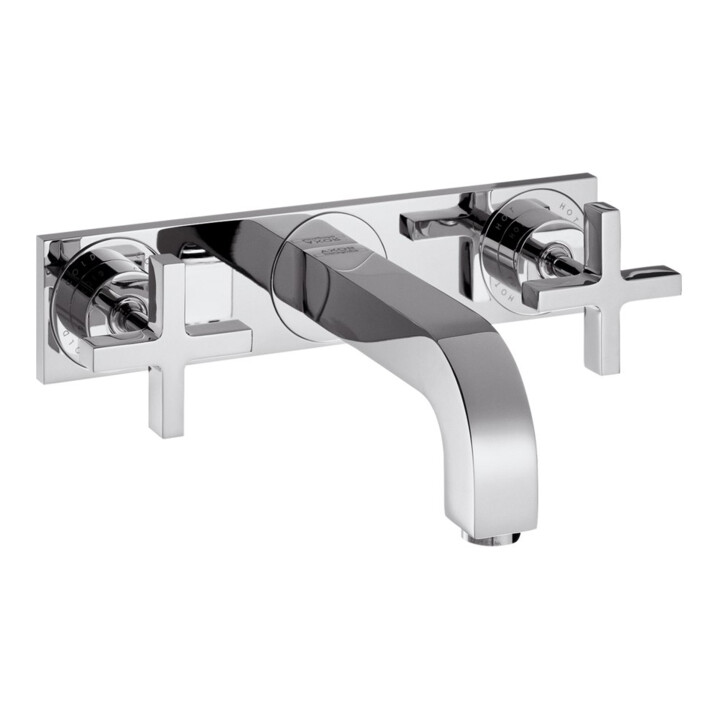 hansgrohe Compleet montageset kraan Axor Citterio UP-3-L-WT met kruisgrepen chroom