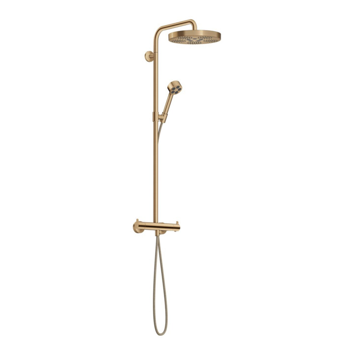 hansgrohe Complete montageset Axor One UP-Showerpipe 1j Eco 8,6 l/m brons