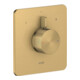 hansgrohe Complete set inbouwdouchekraan Axor Citterio C 2 geborsteld goud opt