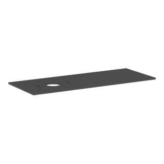 hansgrohe Console Xilesa E 1375x550 mm, gauche, ardoise grise