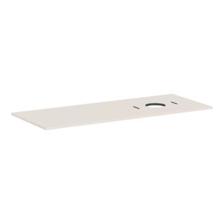 hansgrohe Console Xilesa E 1375x550 mm, o HL, découpe droite, beige sable ma