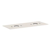 hansgrohe Console Xilesa E 1375x550 mm, sans HL, 2 découpes, beige sable-1