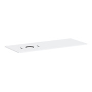 hansgrohe Console Xilesa E 1375x550 mm, sans robinet, découpe à gauche, blanc mat-1