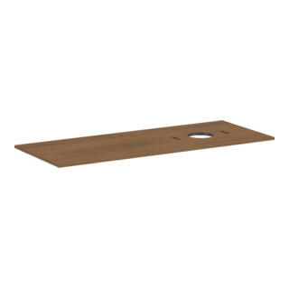 hansgrohe Console Xilesa E 1375x550mm, o HL, découpe droite, encastrée