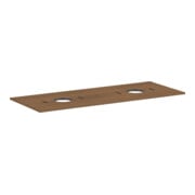 hansgrohe Console Xilesa E 1375x550mm, sans trou, 2 découpes, cache œil-1