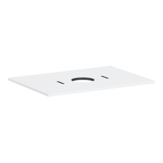 hansgrohe Console Xilesa E AS avec/sans robinet, 780x550mm, blanc mat