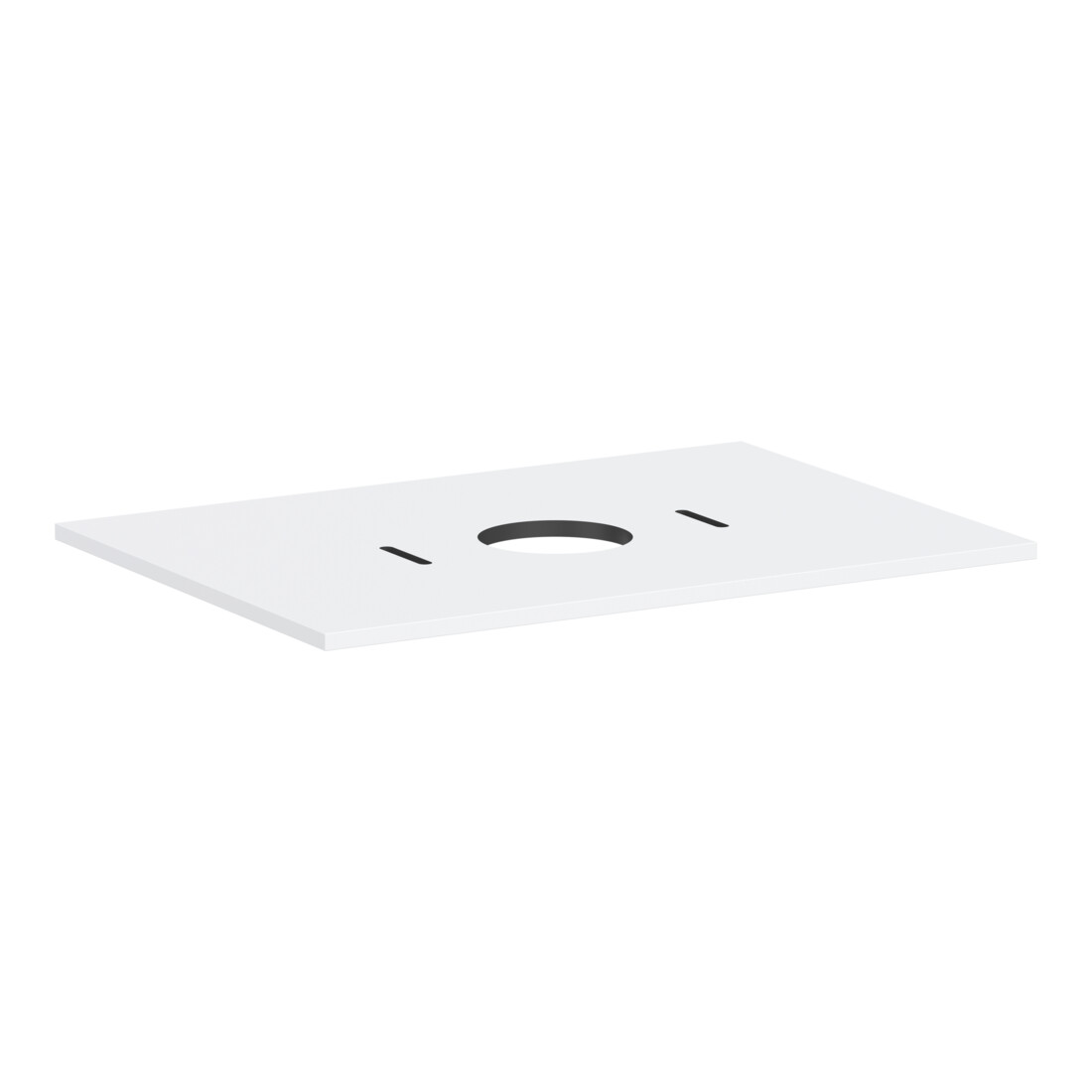 hansgrohe Console Xilesa E AS avec/sans robinet, 780x550mm, blanc mat
